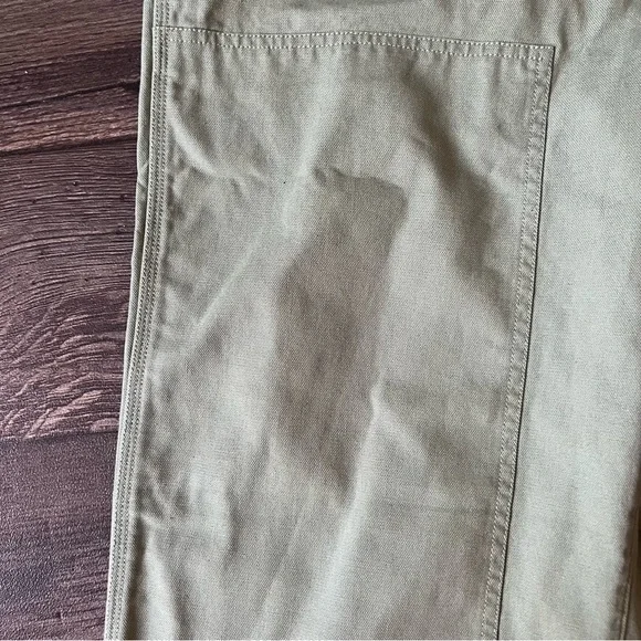 Nike Men's Life Double Knee Panel Pants Loose Fit Green Waist 34 DQ5179-386 NEW